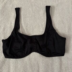 Seafolly Black Bikini Top